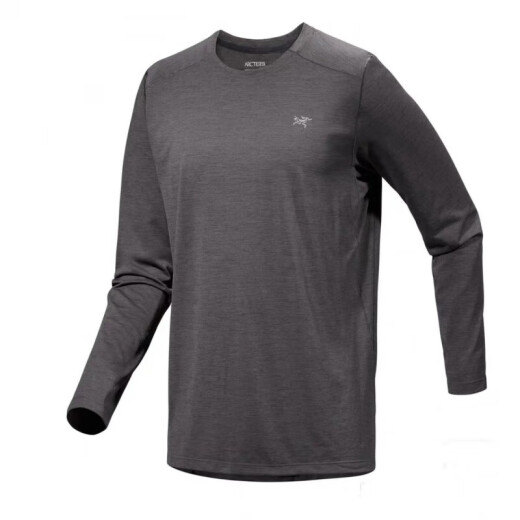 Archaeopteryx Cormac ls Protección solar para hombres seca rápida y transpirable Camiseta de manga larga X9719 Black Gris Negro Heather X00000971 S