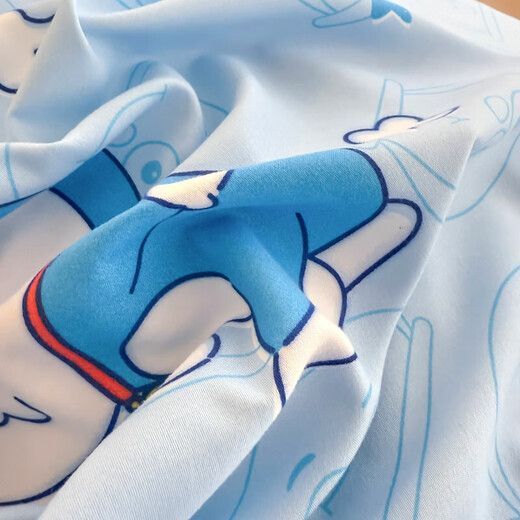 Spring and autumn fully washed cotton cartoon Xiaoxin four-piece children's quilt cover student dormitory bed three-piece bedding set Casno-Doraemon 1.5m bed sheet style four-piece set-quilt cover 150*200