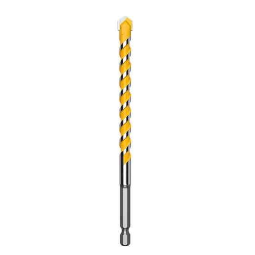 Pupan Extended Drill Bit Punching Concrete Cement Wall Ceramic Tiles Special Triangle Alloy Bawang Drill Flash Drill Collection Extended Bawang Drill 12155mm10