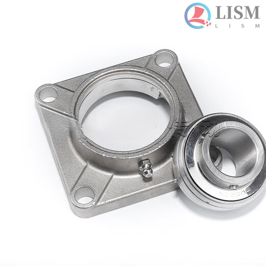 Stainless steel seated bearing 304 material square seat SUCF204 SF205 F206 F207 F208 F209 304 seat + 304 bearing SUCF209 inner diameter 45