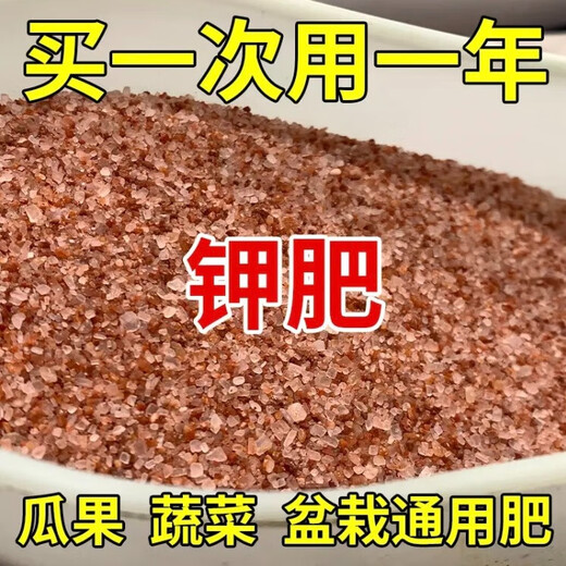 Sinochem Sinochem Potassium Chloride Canada imported potash fertilizer red potassium agricultural potassium chloride fertilizer flower vegetable melon bean fertilizer potash fertilizer 1Jin Jin equals 0.5 kg