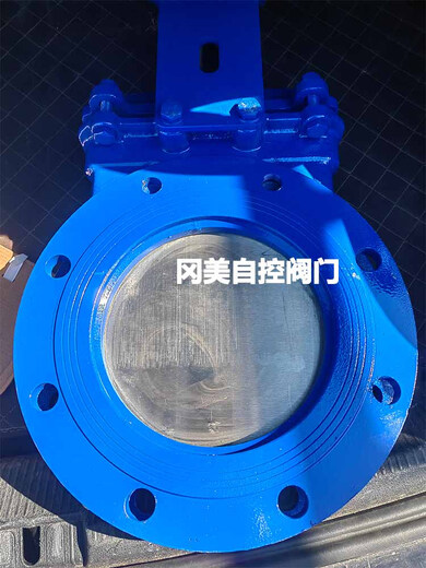 
Taichen Valve PZ673H-10C Cast Steel Pneumatic Knife Gate Valve Pneumatic Flange Slurry Valve Plate Valve DN150200300400 Good Triple Part