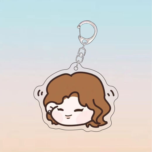 Zhen Zhian Detective Conan Anime Peripheral Schlüsselkette Mori Ran Haibara Ai Girls Emoji Pack School Bag Anhänger A1392-Style 5 5-cm Schlüsselkette [D-Verschluss]