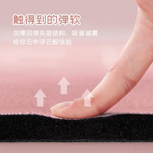 Princess Dance Carpet Yoga Mat Children's Home Dance Carpet Indoor Exercise Special Mat for Men and Girls R1429D-Pink Castle Long D 80cm*185cm 7mm
