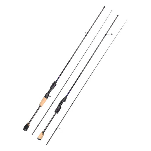 钓迷（fishingfans）青秀泛用路亚竿远投竿FUJIA环碳素高感钓鲈鱼鳜鱼虫竿杆 692m CL_枪柄单竿2.06米-全富士A