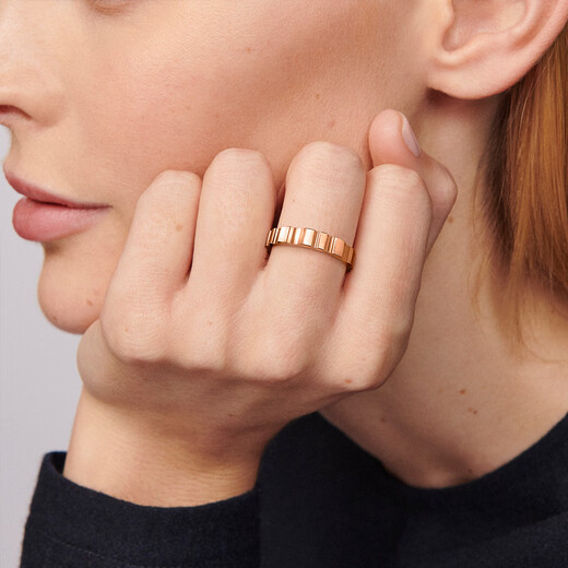 DE BEERS RVL rose gold ring 3.6MM rose gold ring 64