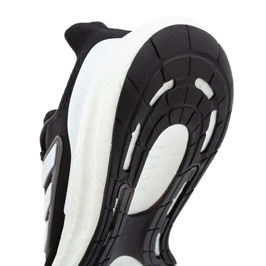 Chaussures de course officielles Adidas Ship Store, nouvelles chaussures de sport légères amorties Mesh Breasping top Casual Chores pour hommes IF4839 / Black and White / Boost Sole 43 (longueur intérieure 265 mm)