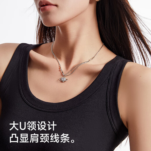 猫人（MiiOW）白色吊带背心女可外穿洋气女士内衣休闲百搭打底背心女夏季薄款