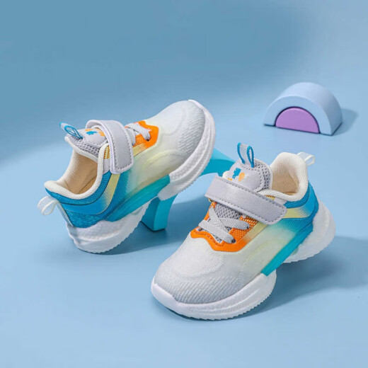 El mismo estilo del Dr. Jiang (zapatos deportivos) Primavera y otoño 2024 Nuevos zapatos de malla de verano Media de malla para niños Sneakers 395 Blue Shot One Size 23 Longitud interior 14 cm
