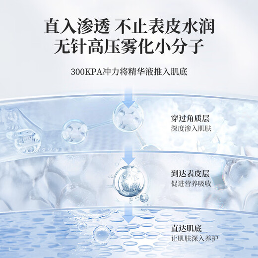 KONKA Oxygen Injection Instrument Nano Spray Household Handheld Hydrating Beauty Instrument Facial Wet Steaming Facial Introduction Instrument Portable Facial Sprayer Water Light Skin Birthday Gift Valentine's Day Gift for Girlfriend Pearl White High Pressure Oxygen Injection Instrument - Can Spray Toner Essence