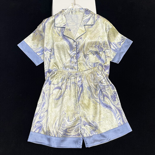 Harold Benhaim睡衣女日系可爱ins风短袖夏季学生简约休闲薄款可外穿家居服套装 套WLW9226# M 【建议80-100斤】