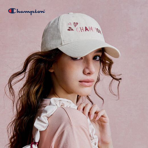 Champion American Champion Baseball Cap Men and Women Casual Sun Protection Fashion Vibrant Variety Baseball Cap 24FWA05 Beige