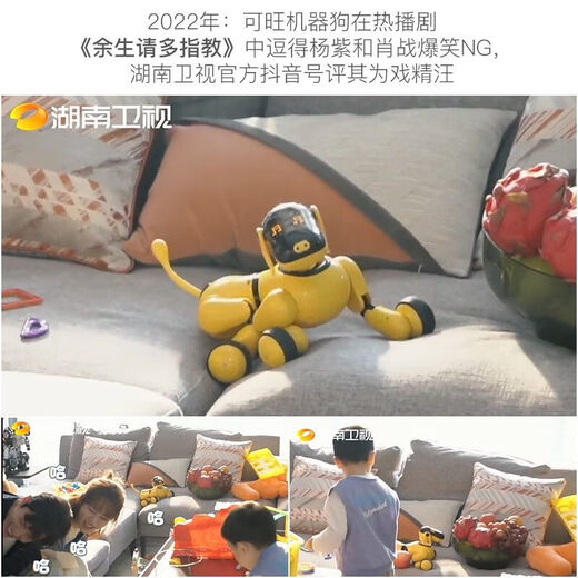 TBZ天博智可旺三代AI智能仿生机器狗儿童编程早教玩具圣诞礼物 可旺2代-黄色