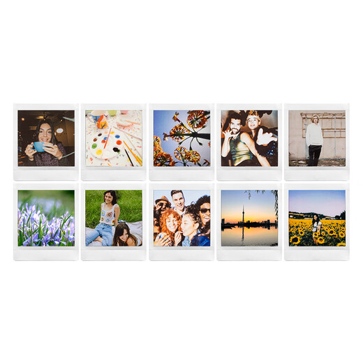 INSTAX Fuji instax Polaroid Square Photo Paper White Border Single Pack 10 sheets (Applicable to SQUARE series mobile phone mobile phone photo printer SP-3)
