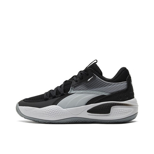 PUMA Zhao Jiwei same style cushioning anti-slip mesh breathable practical basketball shoes for men and women 195660