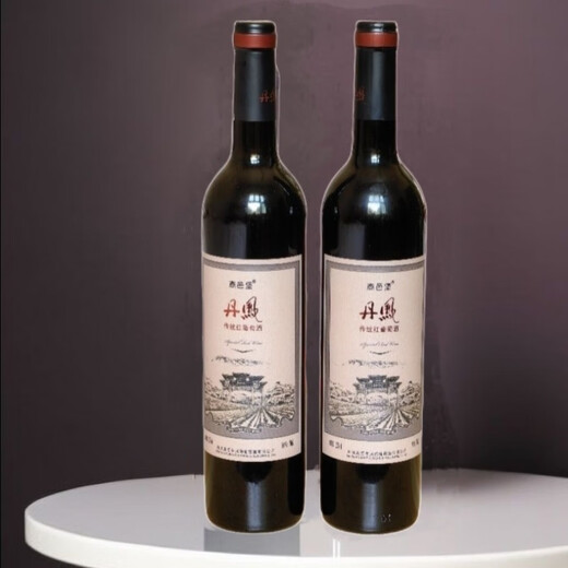 Danfeng (Danfeng) [3894 Menschen gelobt] Wein Red Wine Danfeng Shangyibao traditioneller Rotwein gesüßter Trauben 6 Flaschen (Fußschachtel ohne Original)