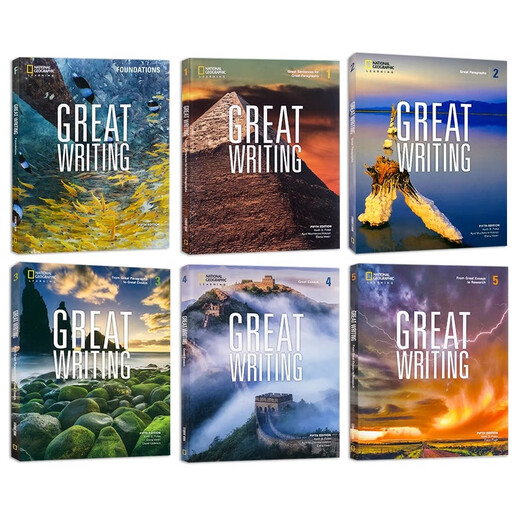 Original imported National Geographic Great Writing F12345 level New version fifth edition junior high school and junior high school writing special textbook Academic English teaching English advanced tutorial training writing guidance send answers Geography fifth edition level 1