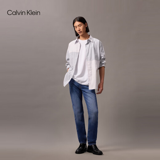 Calvin Kleinjeans [Cool] 25 Frühlings- und Sommer Neue Herren CK Casual Pendler Wedge Tapered Jeans 4RAB701