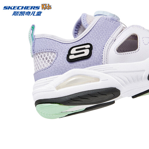 Skechers Skechers Small Armor Sandals 3.0 Children's Summer Mesh Breathable Soft Sole Boys' Sports Shoes 405320L Girls/Lavender/LAV 38