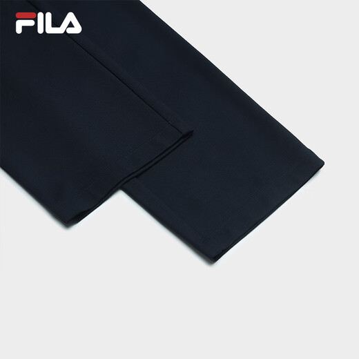 FILA 斐乐官方男士针织长裤2025夏季新款基础运动裤子 传奇蓝-NV M 170/80A/M