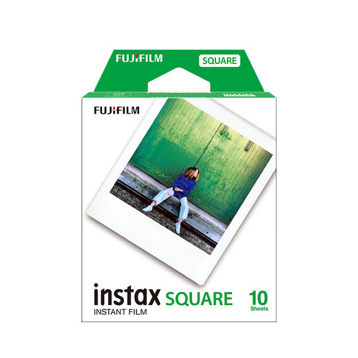 INSTAX Fuji instax Polaroid Square Photo Paper White Border Single Pack 10 sheets (Applicable to SQUARE series mobile phone mobile phone photo printer SP-3)