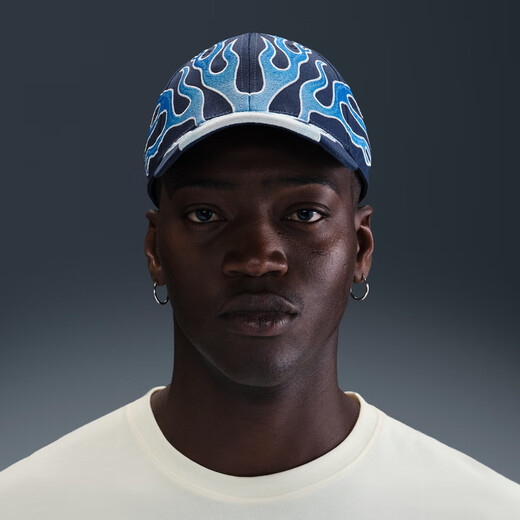 耐克（NIKE）官方时尚半硬顶运动帽夏季新款拼接刺绣 CLUB HV6642 687健身红 S/M