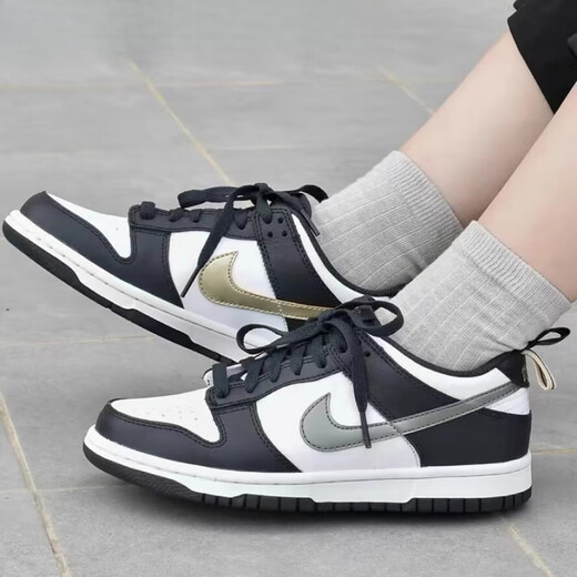 Nike (Nike) Dunk Low S Black and White Little Panda Women's Low Top Sports y zapatillas informales DH9764-001 Little Panda DH9764-001 (lugar) 35.5