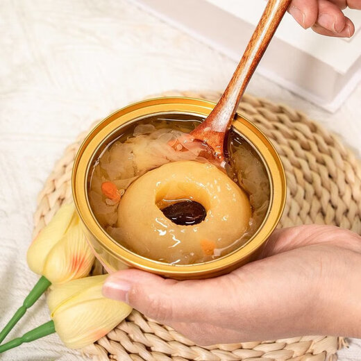 滋时燕窝鲜炖梨开盖即食甜品整颗水果罐头258g*8碗/箱滋补甜品礼盒 燕窝鲜炖梨258g*8碗/箱