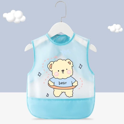 9i9 baby meal clothing summer sleeveless bib waterproof and dirty splash-proof clothing painting clothes 2 packs A459
