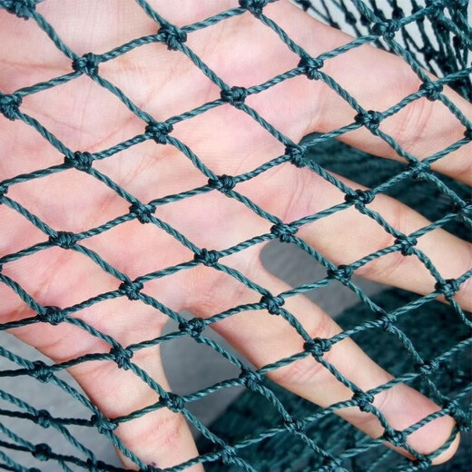 Chicken net, chicken net, fishing net, breeding net, fence net, nylon vegetable garden fence, climbing vine grid, chicken net, protective fish net, thickened 18 strands, 3 cm, thickened ribs, 1.2 meters high, 10 meters long