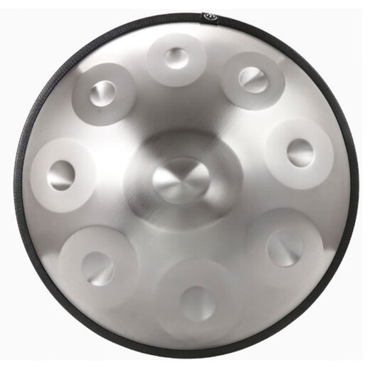 White Dragon Roar Handpan Hand D D Minor Percussion Instrument Entrée de gamme pour débutant Disque professionnel 9 Tone 10 Tone 12 Tone Silver 12 Tone [Modèle professionnel]