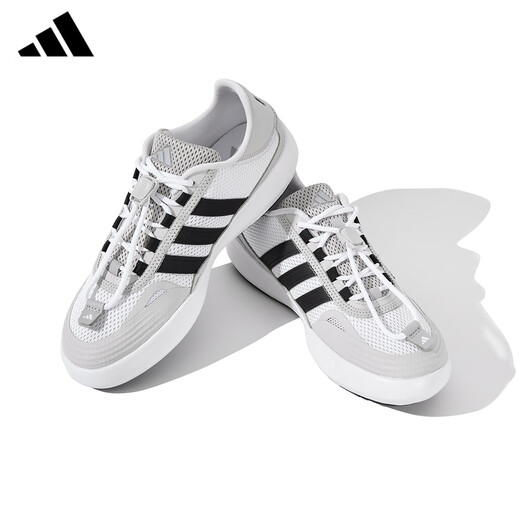 ADIDAS阿迪达斯溯溪鞋官方正品男鞋女鞋夏季新款户外涉水鞋运动休闲鞋 黑/白JP6630 42