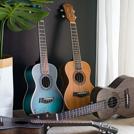 Classton Ukulele-Anfänger-Studenten Erwachsene Frauen Männer 23-Zoll UKLILI Kinderanfänger kleine Gitarre 23-Zoll blau Avatar ++ Unterrichtszubehör Geschenkpackung