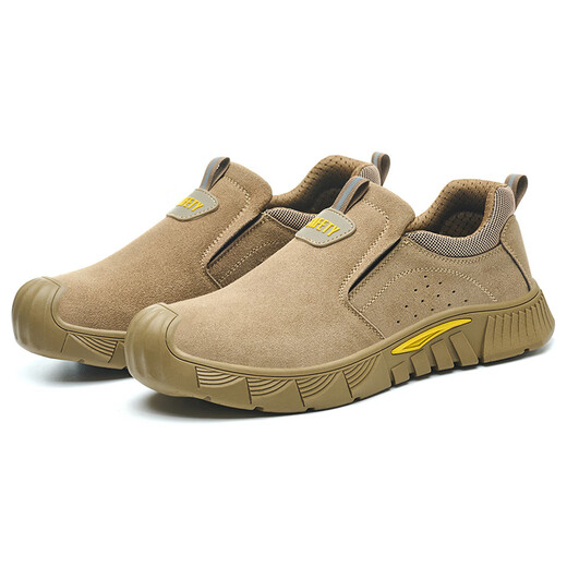 Douze chaussures de protection de la main-d'œuvre Lingzhi Chaussures de travail pour hommes, anti-schash résistant aux usurs et anti-schash et anti-puncture et soudage antidérapant tête en acier à haute température 535 42