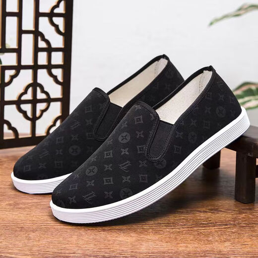 [Big Brand Print] Neuer alter Peking -Stoffschuhe Leichte weiche Sohle komfortable und modische vielseitige atmungsaktiv