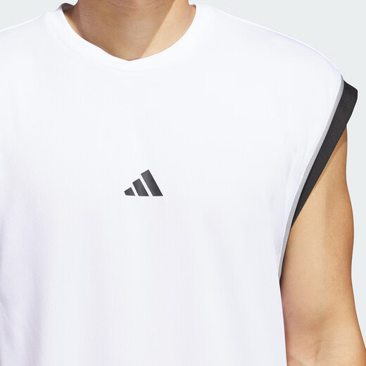 
Adidas quick-dry basketball sportswear 2025 summer men wear vest sleeveless vest JN4724 S