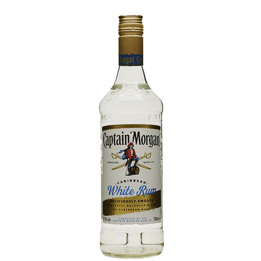 摩根船长牙买加朗姆酒 Captain Morgan Black 洋酒 烘焙辅料调酒基酒 白朗姆 700mL 1瓶
