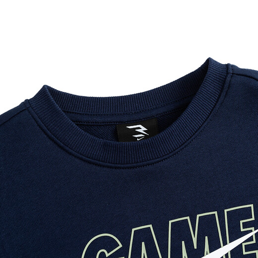 NIKE3BRAND Nike children's clothing for boys and girls pure cotton sweatshirt 25 spring comfortable terry children's top underwear
