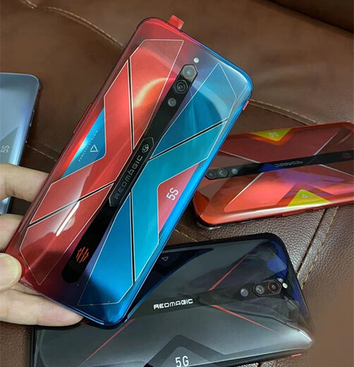 
Nubia Red Magic 5S Tong 5G Fan 3s Shoulder Key nx659j E-sports Game Mobile Red Magic 5G New Unpacked 12+128 Cyber ​​Red Blue