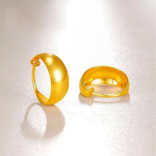 DL 1998 Fat Donglai same style alluvial gold Vietnamese baby's breath carved earrings brass gold-plated women's earrings baby's breath earrings