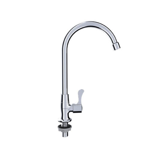 Jiumu (Jomoo) Jiumu 77009 Faucet de cocina de agua fría simple JiUmu 76002 Frune de cuenca de agua fría única todo el cuerpo de la válvula de cobre Agua fría 77029-719/HBS-1 contiene jiumu 50 tubería de entrada de agua