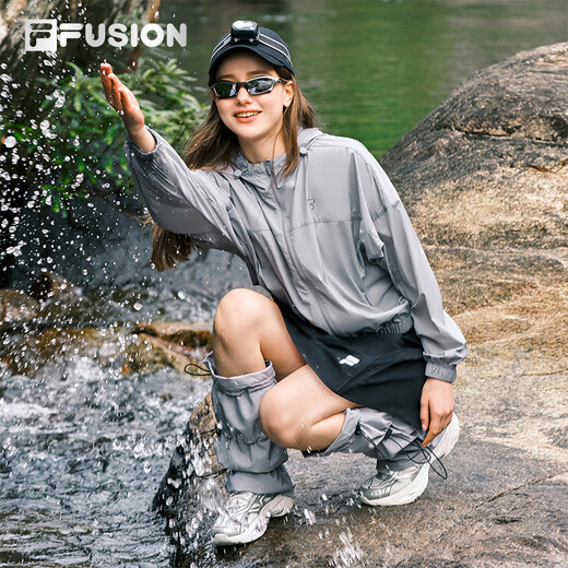 FILA FUSION斐乐官方潮牌外套女子UPF50+防晒衣2025夏季轻薄皮肤衣透气