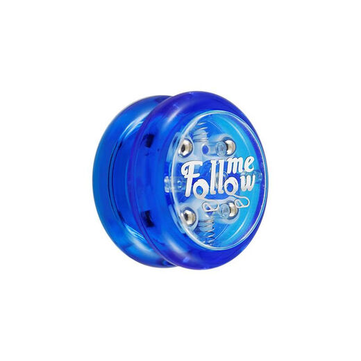 Técnicas de creación Reciclaje automático Yo-Yo Regalo de Navidad para estudiantes para estudiantes de primaria y yo-yo para niños itinerando automáticamente 5235L yo-yo + reciclaje automático + luminoso + azul