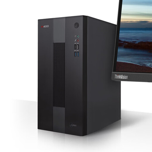 联想（Lenovo）飓风M400 商用办公台式机电脑主机 单主机/含键鼠 定制：i3-12100/16G/1TB固态/集显