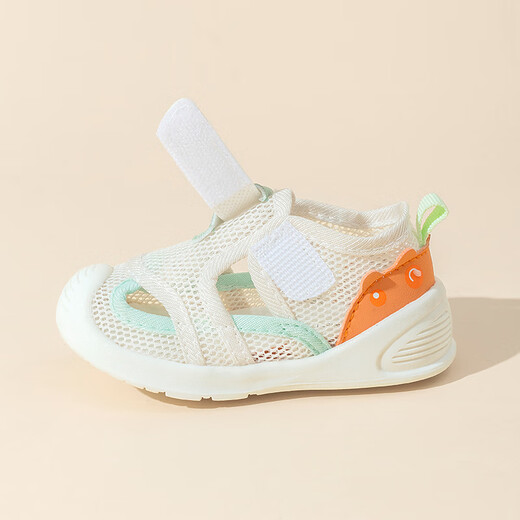 
Tombeck baby sandals for boys and girls summer toddler shoes 1-3 years old baby sandals soft-soled baby shoes Ocean Blue 18#