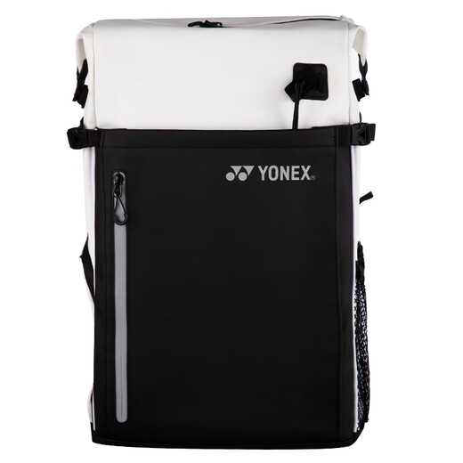 YONEX Yonex Badminton Bag Casual Sports Independent Shoe Storage Large Capacity Backpack BA292CR White/Black