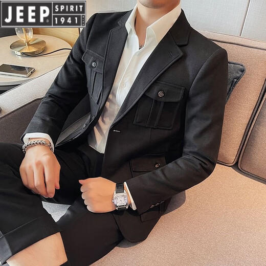 Jeep Spirit Spring and Automne Nouvelle veste de chasse rétro italienne costume