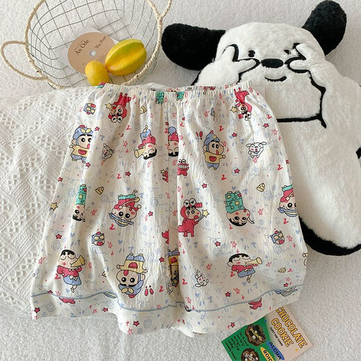 夏季短袖睡衣女薄款开衫三件套家居服新款可外穿卡通学生少女套装 9911浅杏蛋糕KT猫三件套 M