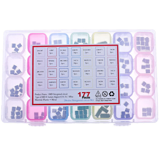 Häufig verwendete IC -Chips integrierter Schaltkreis, Optokoppler, Patch -Schaltungslogik -Chips, 400140106 Boxen, 10 Arten von IC -Chips, 74LS7374LS151 -Boxen