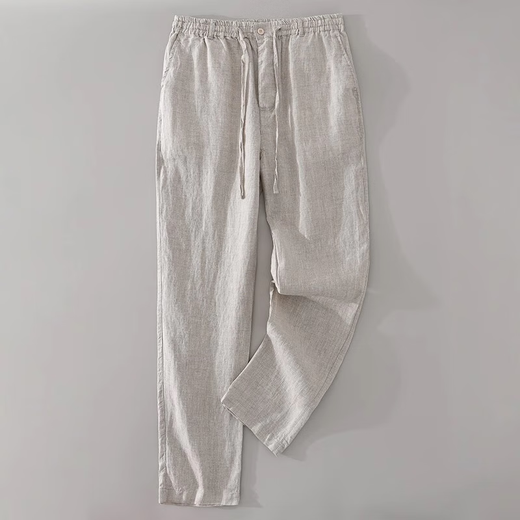 Kazuki Kuraishi Japanische Leinen Casual Hosen für Männer Sommer dünn einfaches Baumwoll und Leinen lose atmungsaktiv